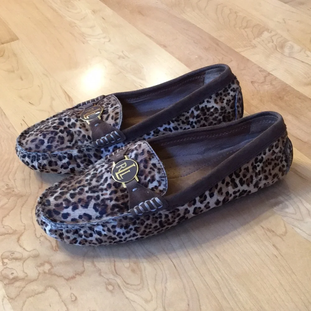 LRL Lauren Ralph Lauren Carley II Leopard Loafer - Picture 6 of 11